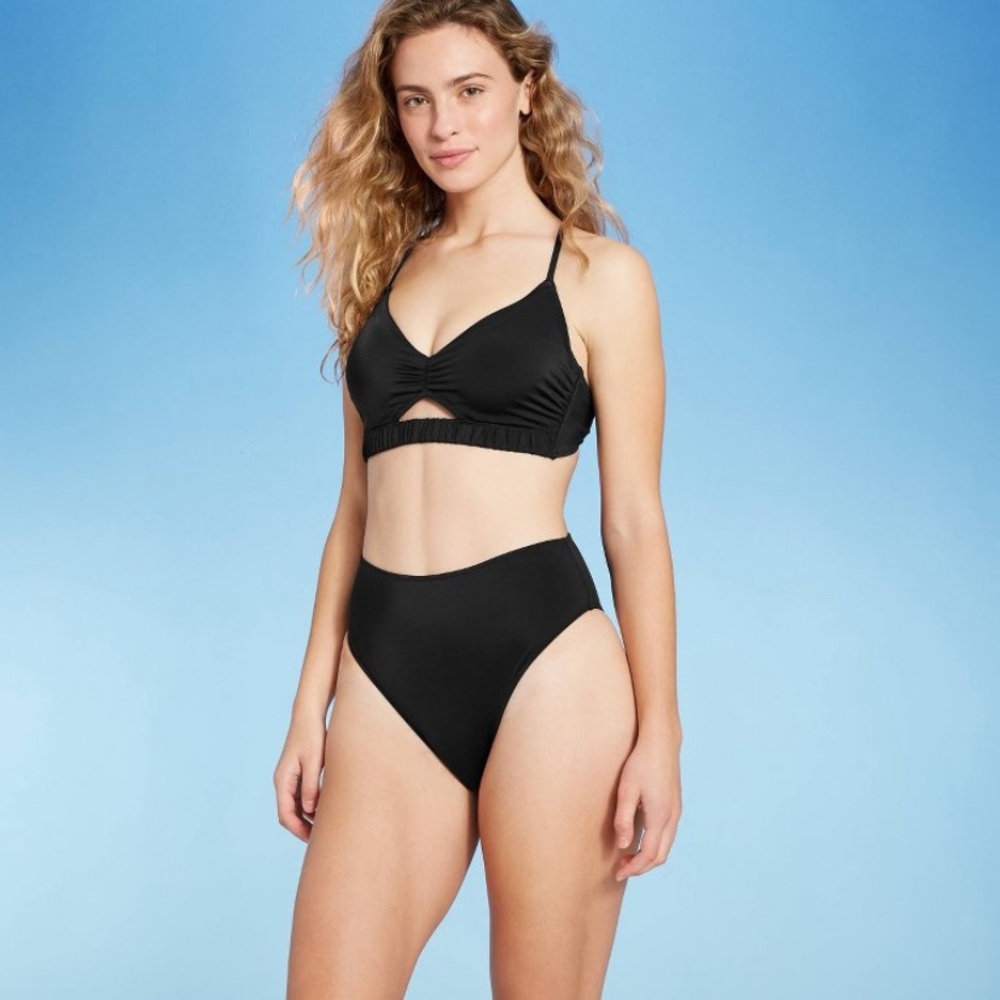 Shade & Shore high leg cheeky bikini bottom